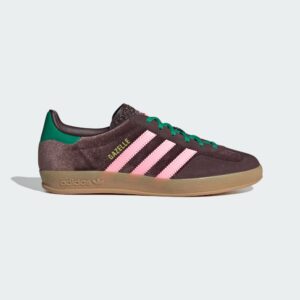 Buty Adidas Gazelle Indoor W "Dark Brown Glow Pink" JI2714