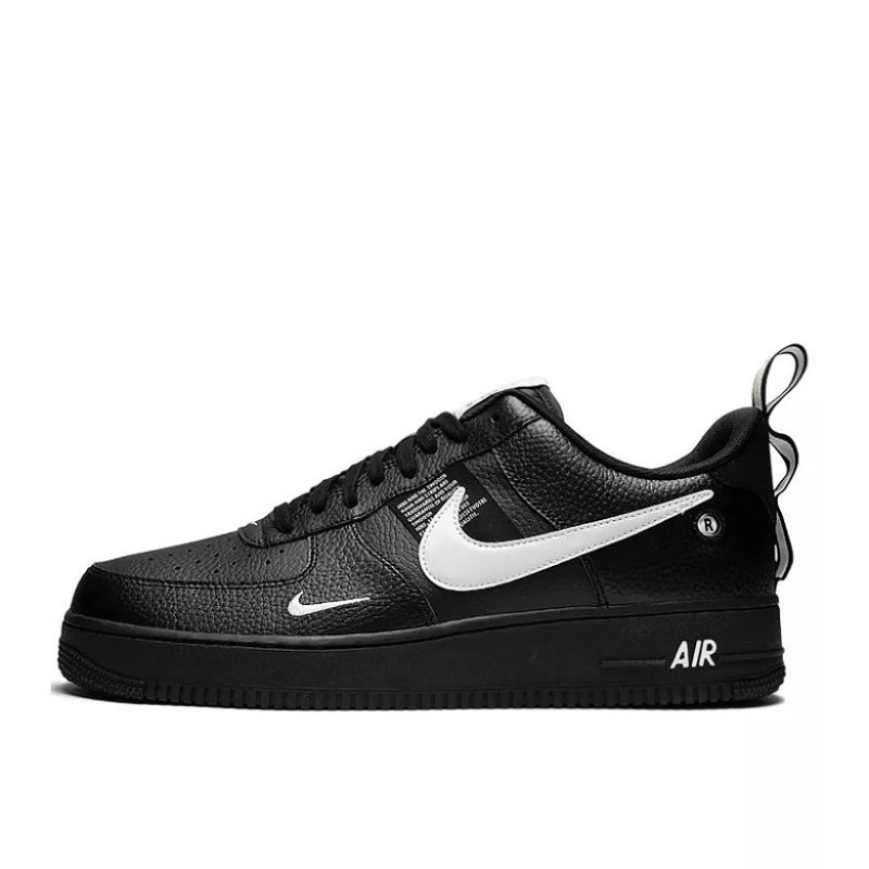 Nike Air Force 1 ’07 LV8 Low Czarne AR1708-001 Skórzane sneakersy
