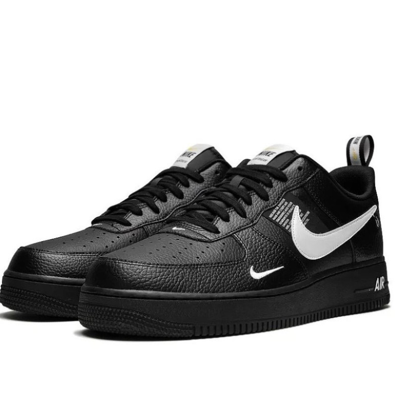Nike Air Force 1 ’07 LV8 Low Czarne AR1708-001 Skórzane sneakersy - obrazek 2