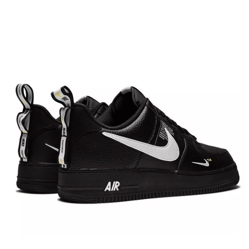 Nike Air Force 1 ’07 LV8 Low Czarne AR1708-001 Skórzane sneakersy - obrazek 3