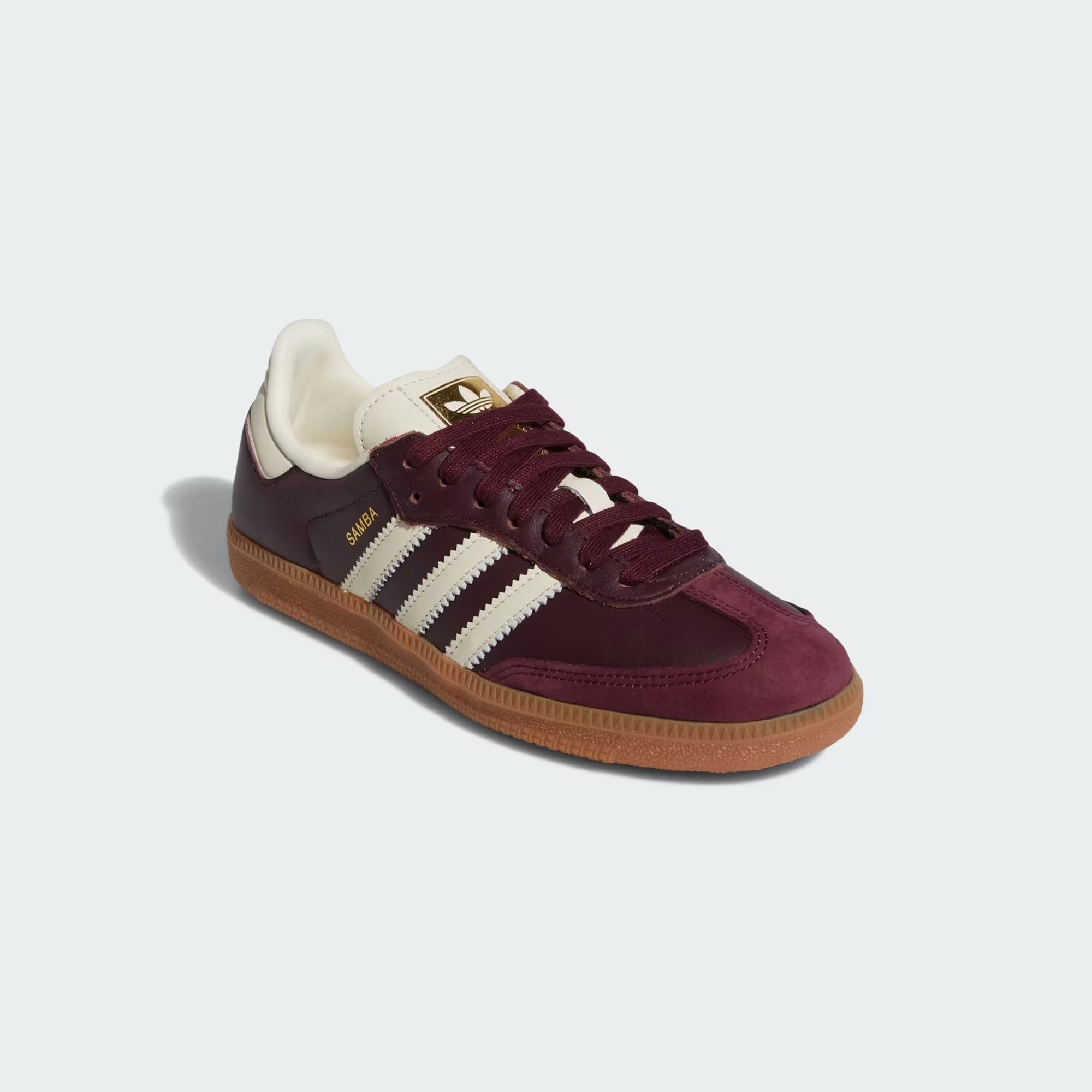 Buty Adidas Samba OG ID0477 Bordowe - obrazek 4