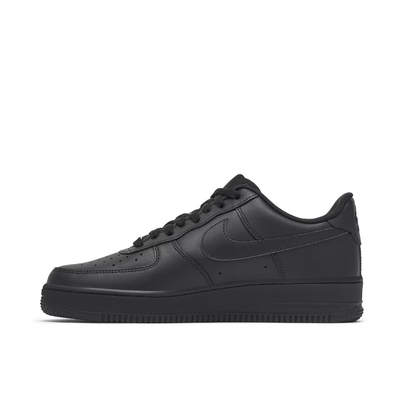 Nike Air Force 1 ’07 Low CW2288-001 Czarne buty skórzane - obrazek 2