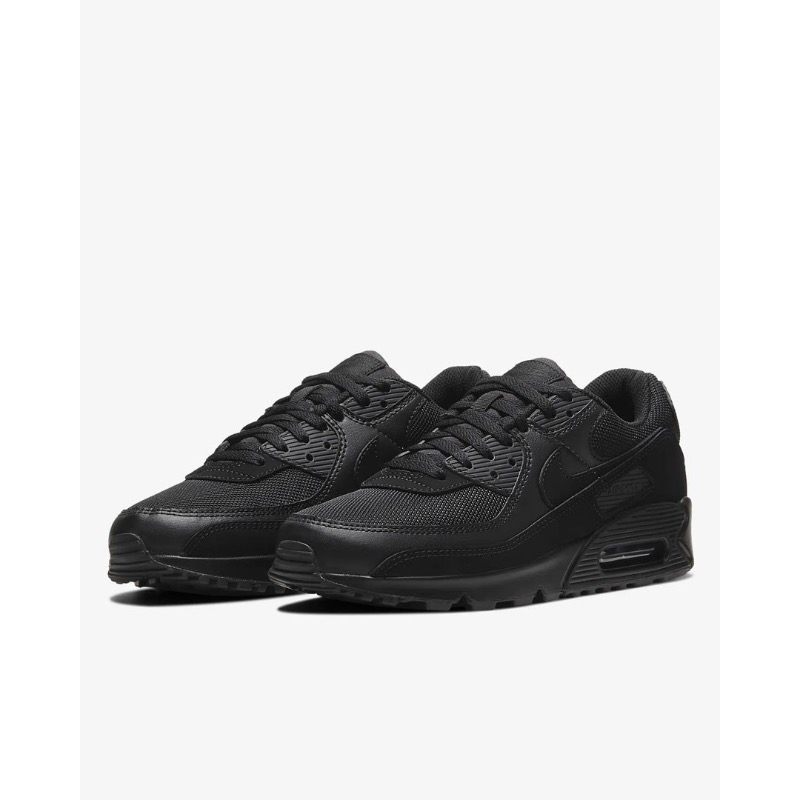 Nike Air Max 90 Triple Black DH8010-001 Czarne sneakersy - obrazek 4