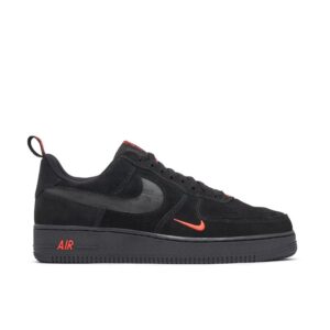 Nike Air Force 1 ’07 Low LV8 Black Crimson DZ4514-001 Czarne sneakersy