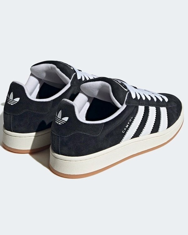 adidas Campus 00s Core Black HQ8708 Czarne Zamszowe Sneakersy - obrazek 4