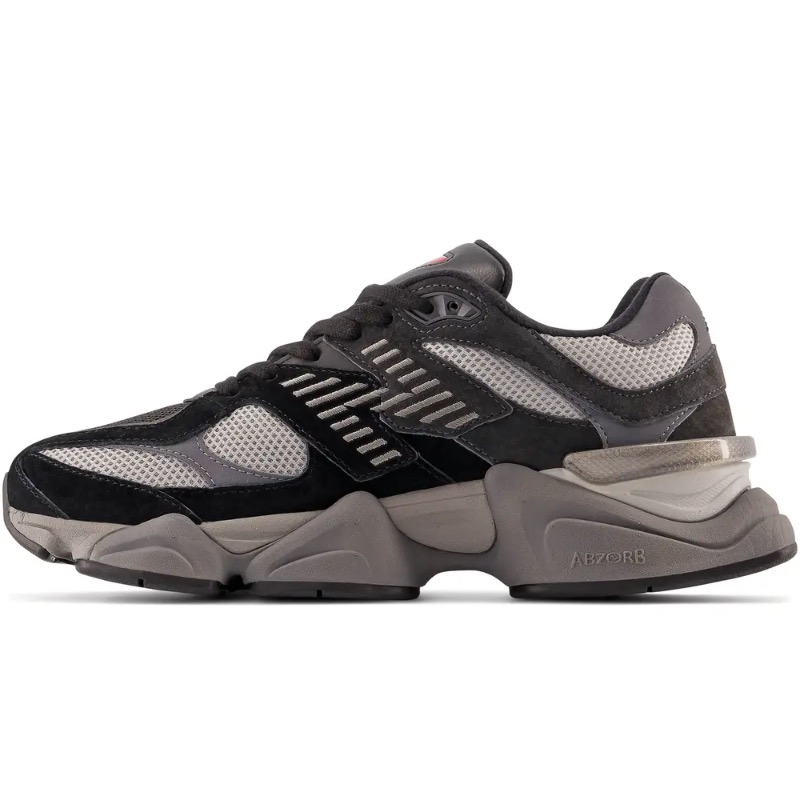 New Balance 9060 Black U9060BLK Czarne zamszowe sneakersy - obrazek 2
