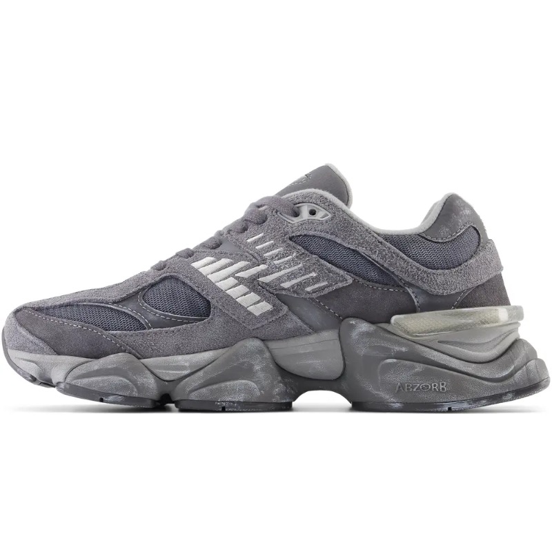 New Balance 9060 Magnet U9060SG Szare zamszowe sneakersy - obrazek 2