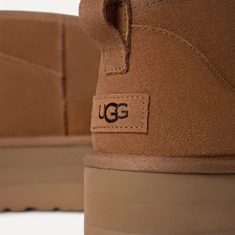 Ugg Classic Ultra Mini Platform Brązowe Zimowe buty na platformie - obrazek 5