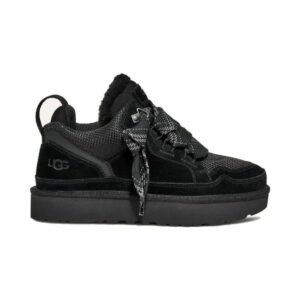 Ugg Lowmel Czarne Black Ocieplane Sneakersy