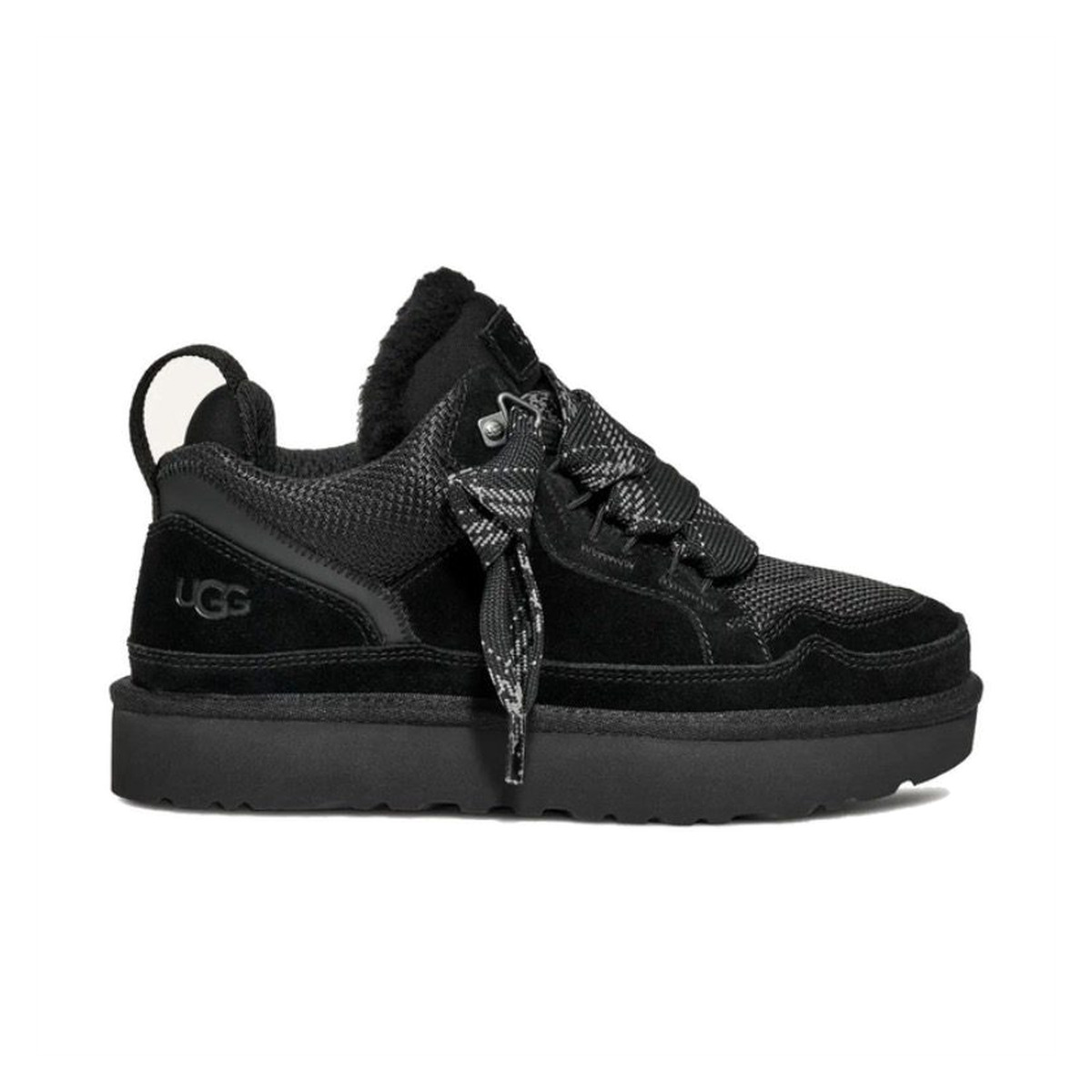 Ugg Lowmel Czarne Black Ocieplane Sneakersy