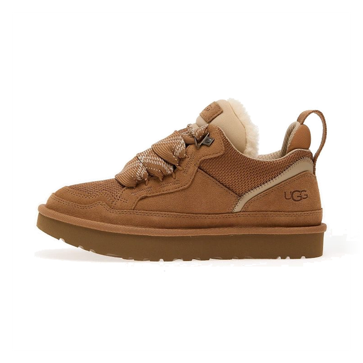 Ugg Lowmel Brązowe Chestnut Ocieplane Sneakersy