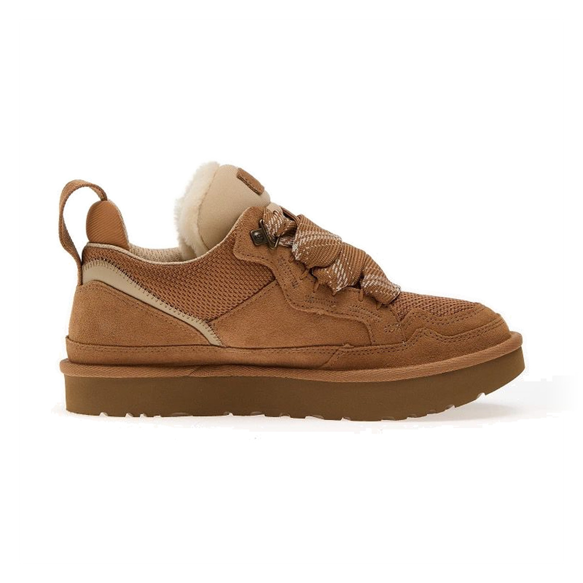 Ugg Lowmel Brązowe Chestnut Ocieplane Sneakersy - obrazek 2