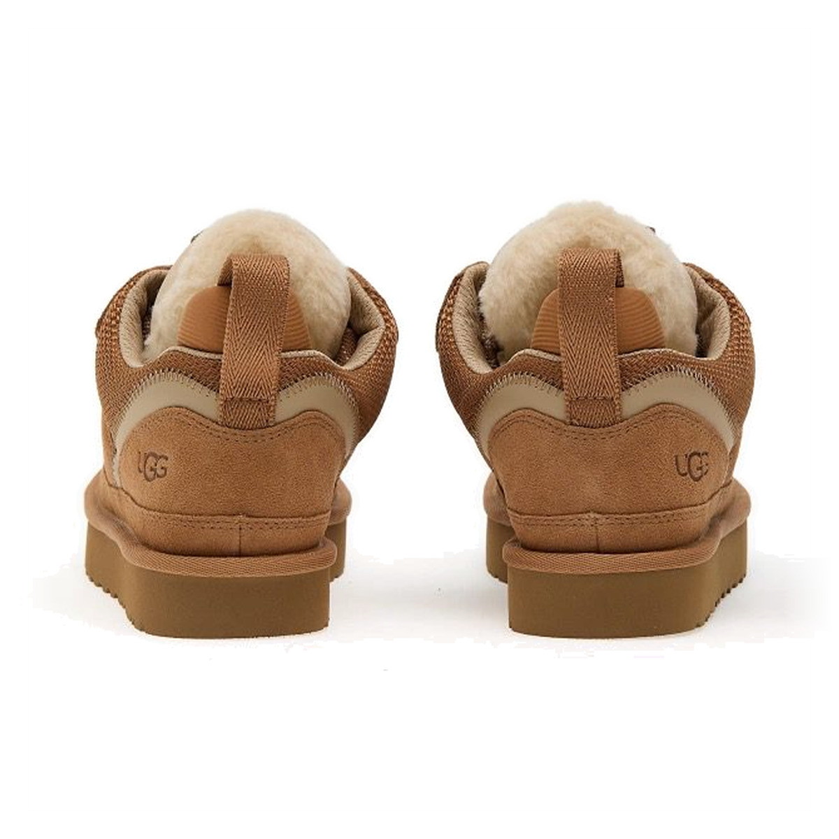 Ugg Lowmel Brązowe Chestnut Ocieplane Sneakersy - obrazek 4