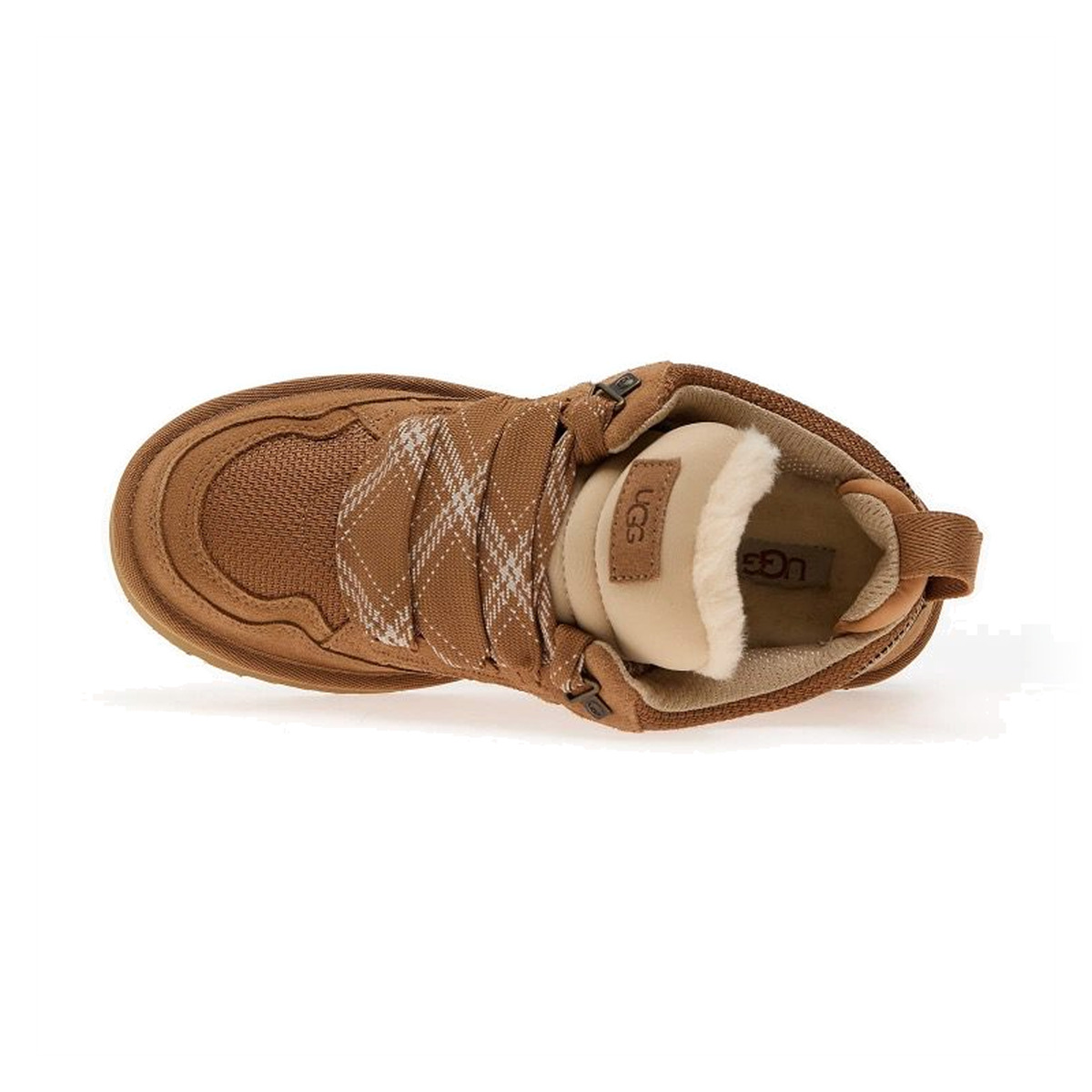 Ugg Lowmel Brązowe Chestnut Ocieplane Sneakersy - obrazek 5