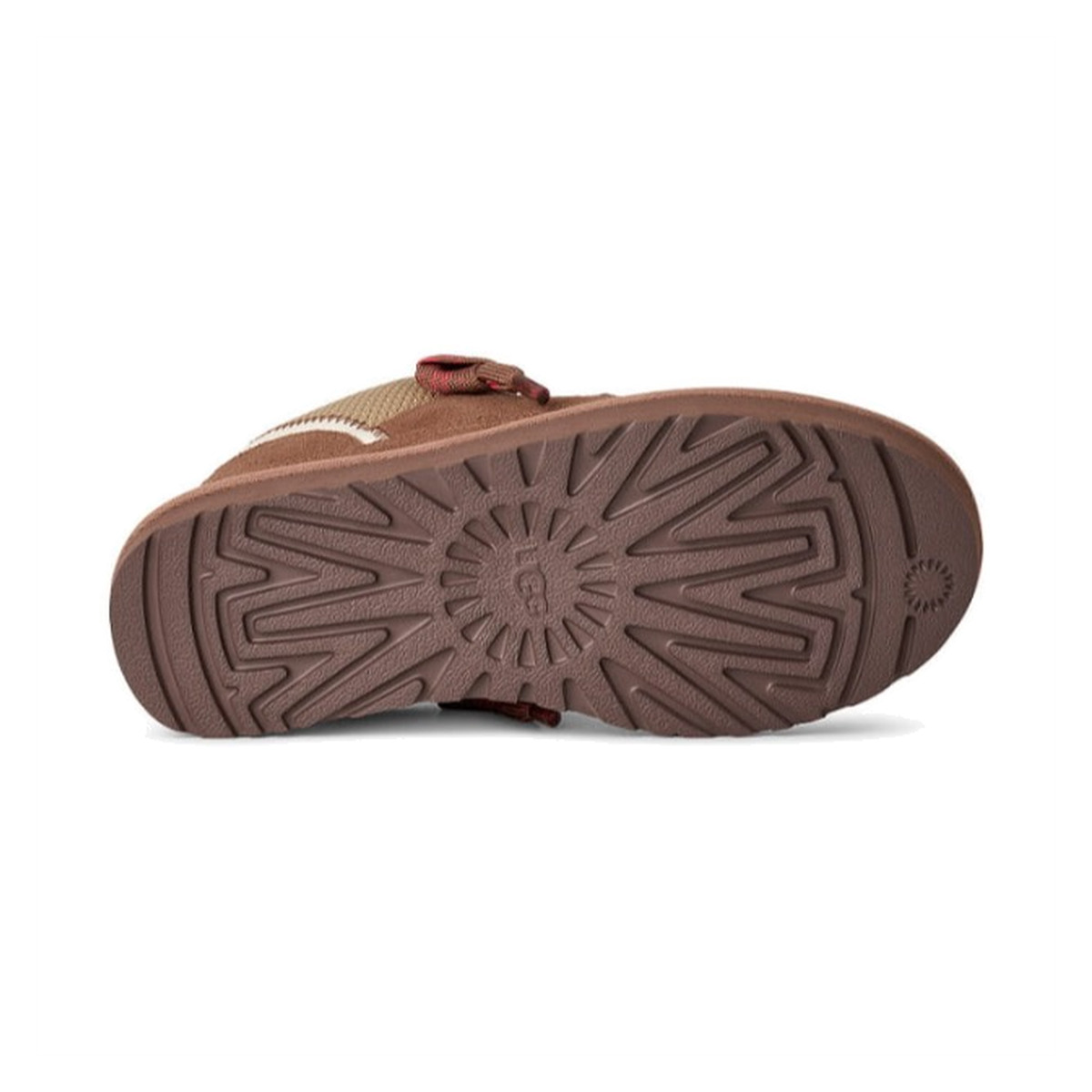 Ugg Lowmel Brązowe Rocky Oak Ocieplane Sneakersy - obrazek 6