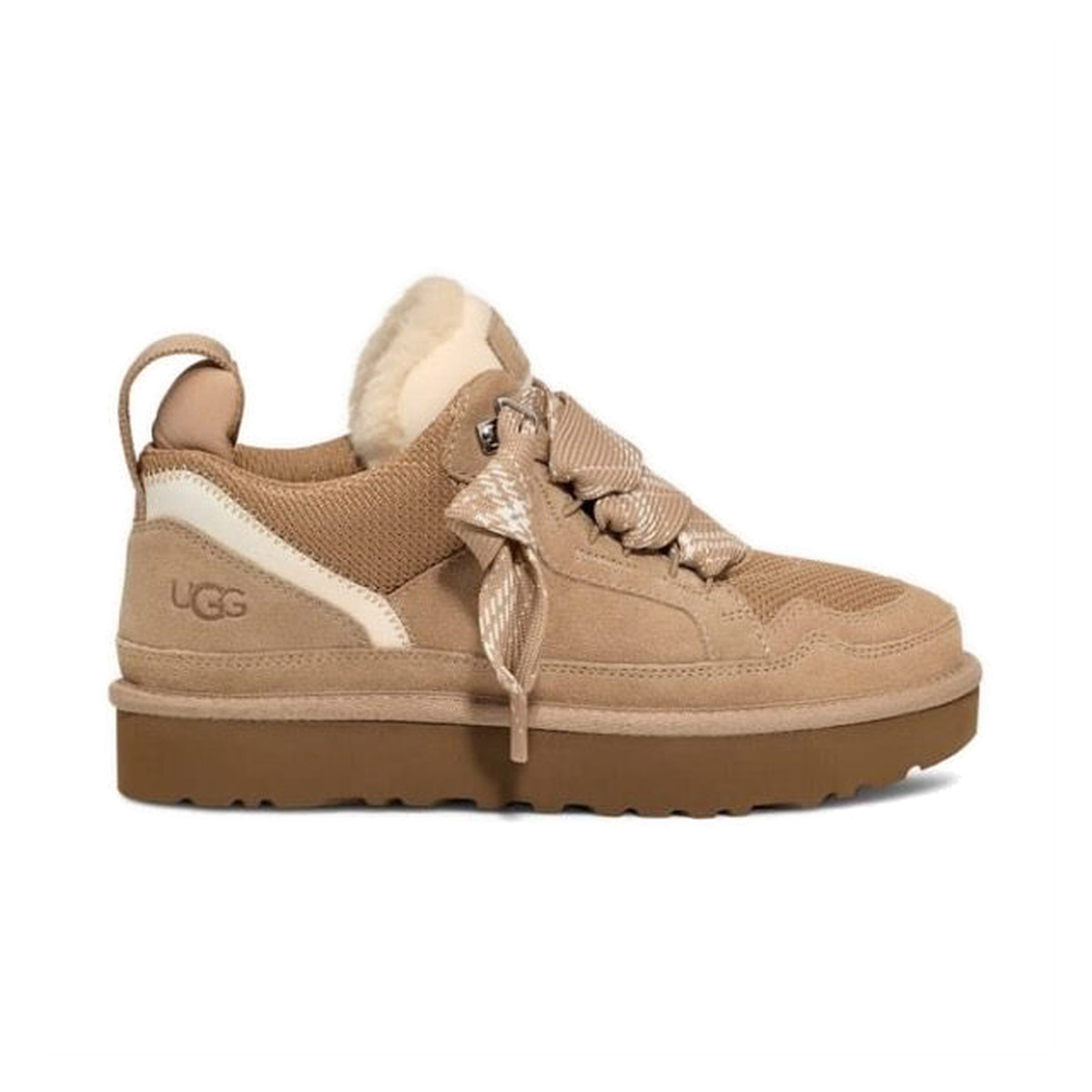 Ugg Lowmel Beżowe Sand Ocieplane Sneakersy
