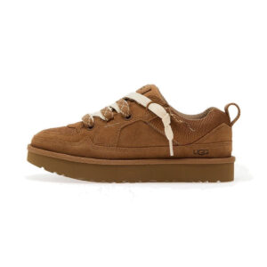 Ugg Lo Lowmel Brązowe Chestnut Ocieplane Sneakersy