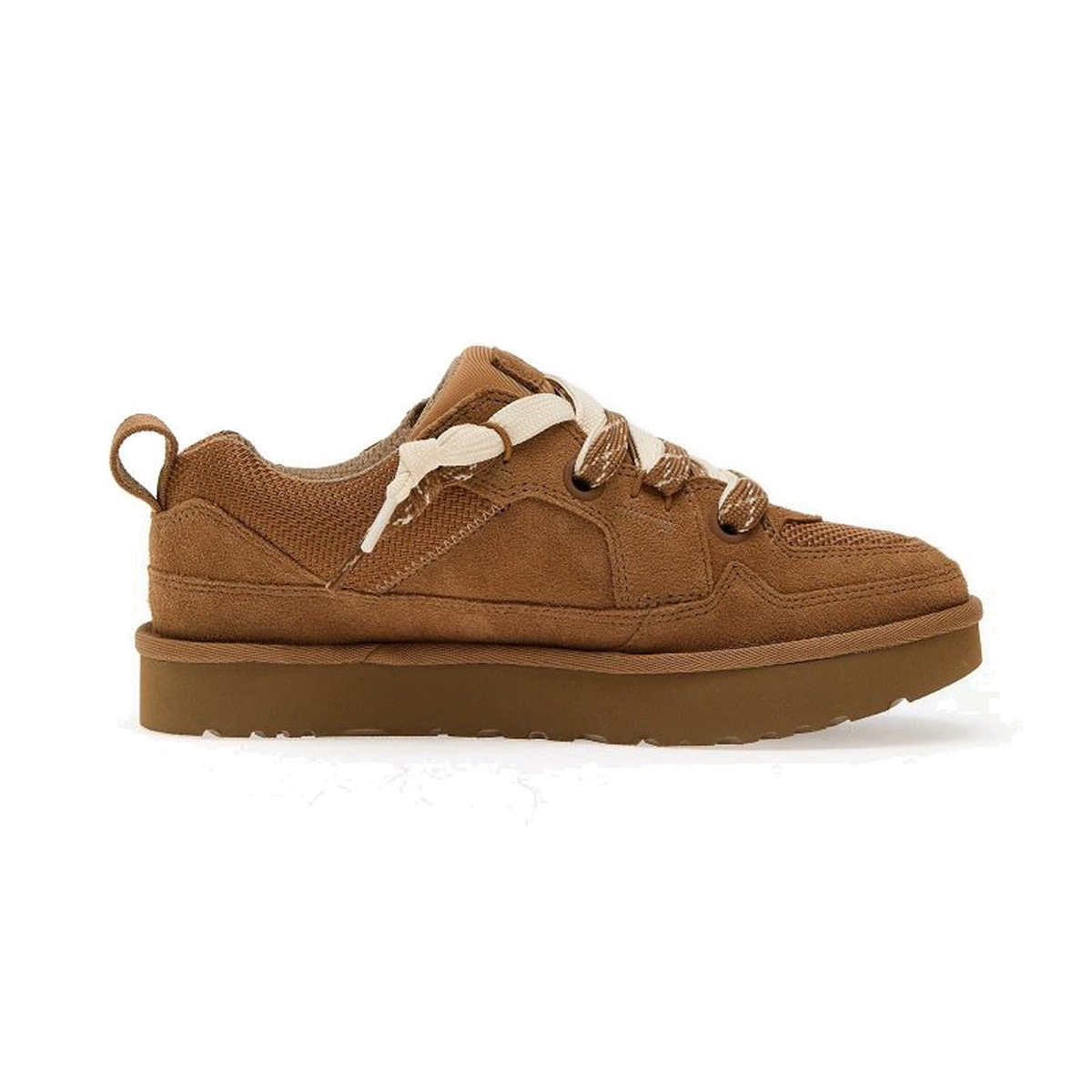 Ugg Lo Lowmel Brązowe Chestnut Ocieplane Sneakersy - obrazek 3
