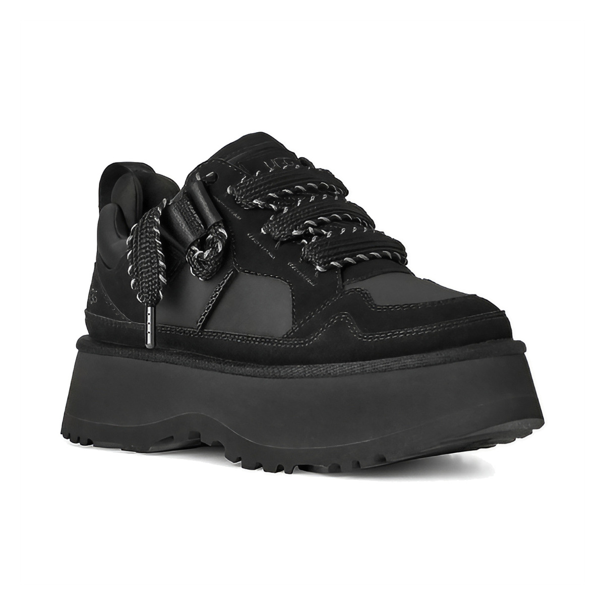 UGG Astromel Czarne Sneakersy na platformie - obrazek 4