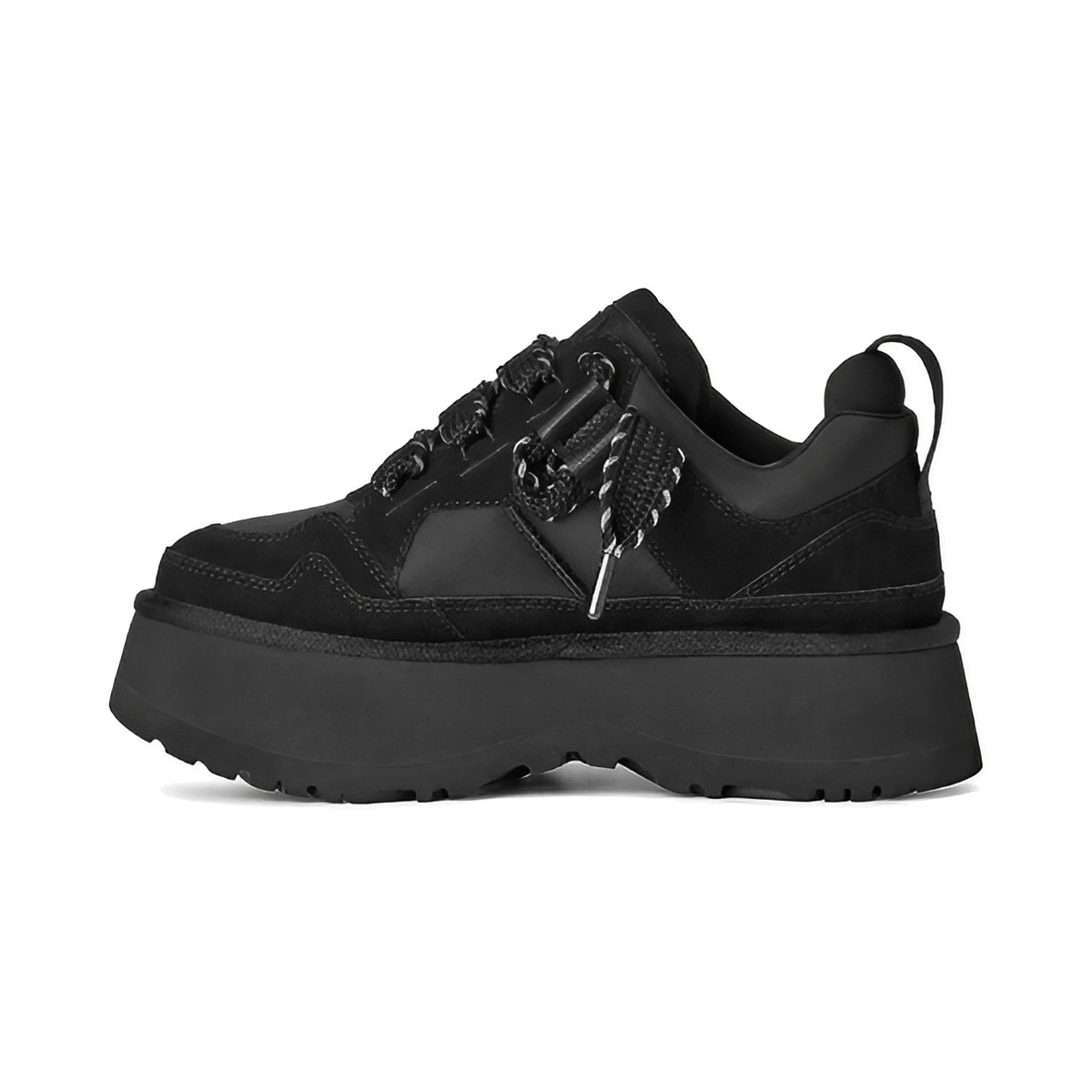UGG Astromel Czarne Sneakersy na platformie - obrazek 3