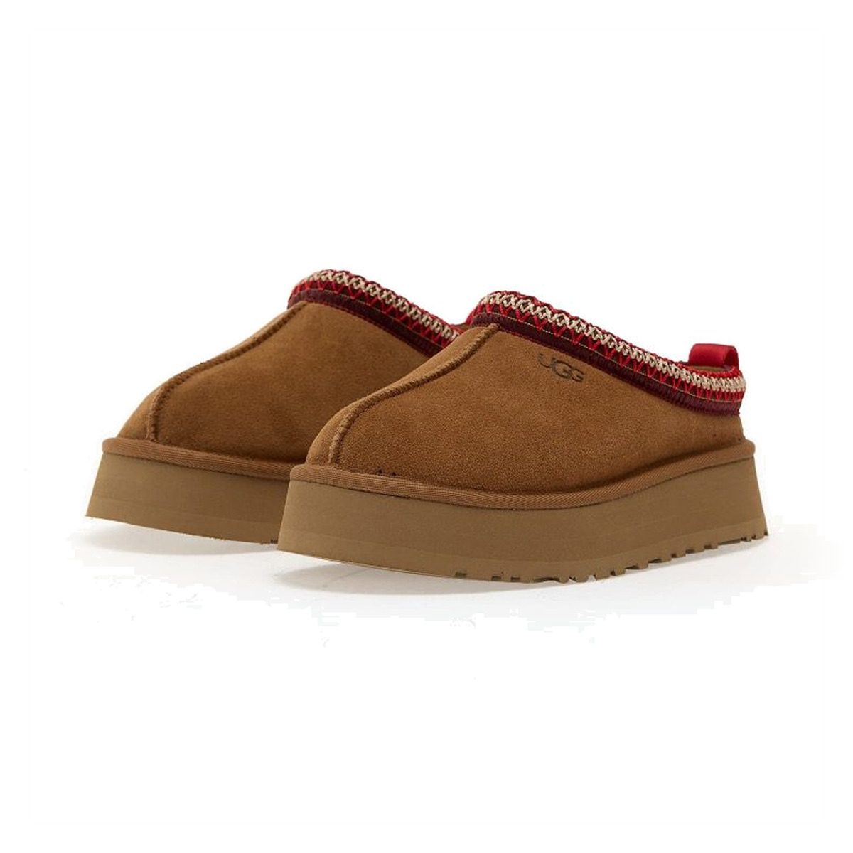 Ugg Tazz Brązowe Chestnut Klapki na platformie - obrazek 4