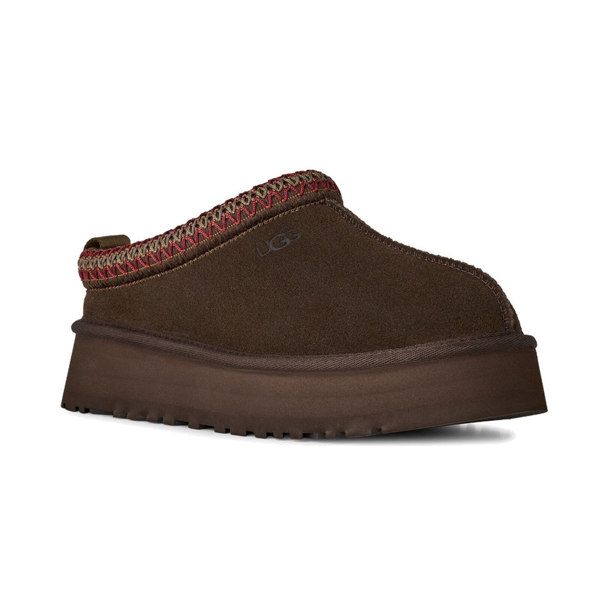 Ugg Tazz Brązowe Dusted Cocoa Klapki na platformie - obrazek 3