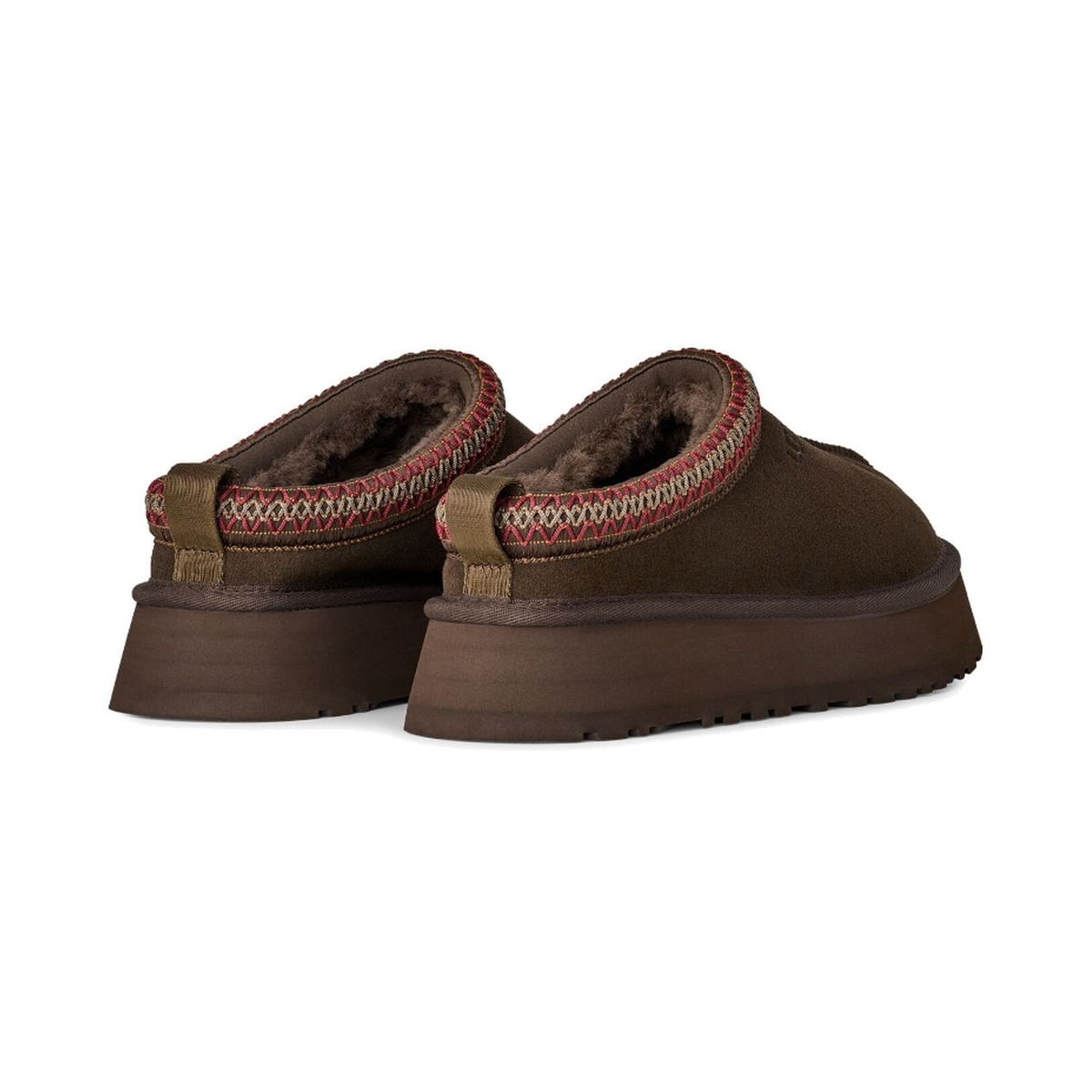 Ugg Tazz Brązowe Dusted Cocoa Klapki na platformie - obrazek 5