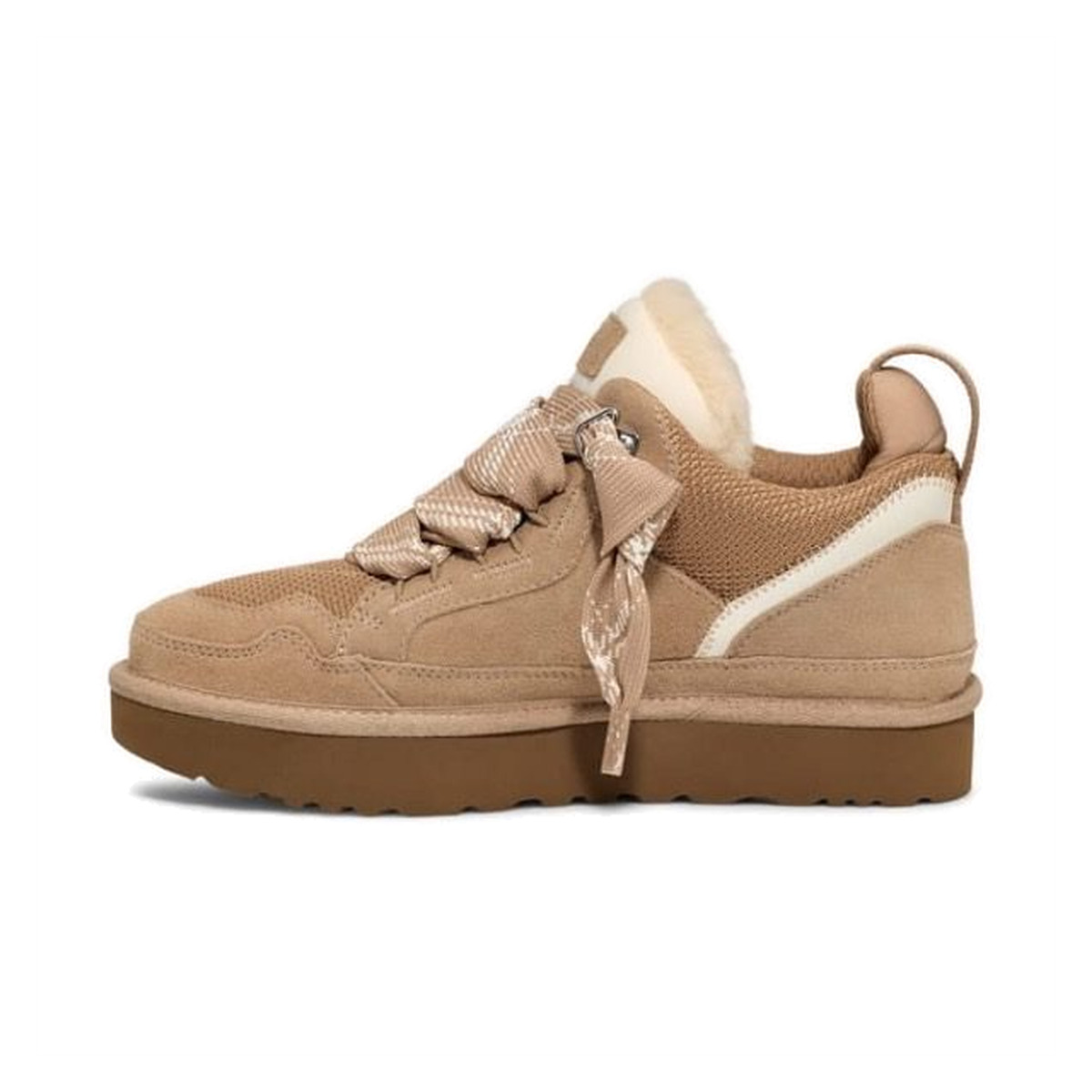 Ugg Lowmel Beżowe Sand Ocieplane Sneakersy - obrazek 3